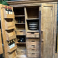Celier à Vin en Bois - Stockage Élégant et Traditionnel pour Vos Grands Crus