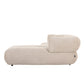 Canapé d'Angle Modulaire 4 Places "Verona" - Tissu Beige chic