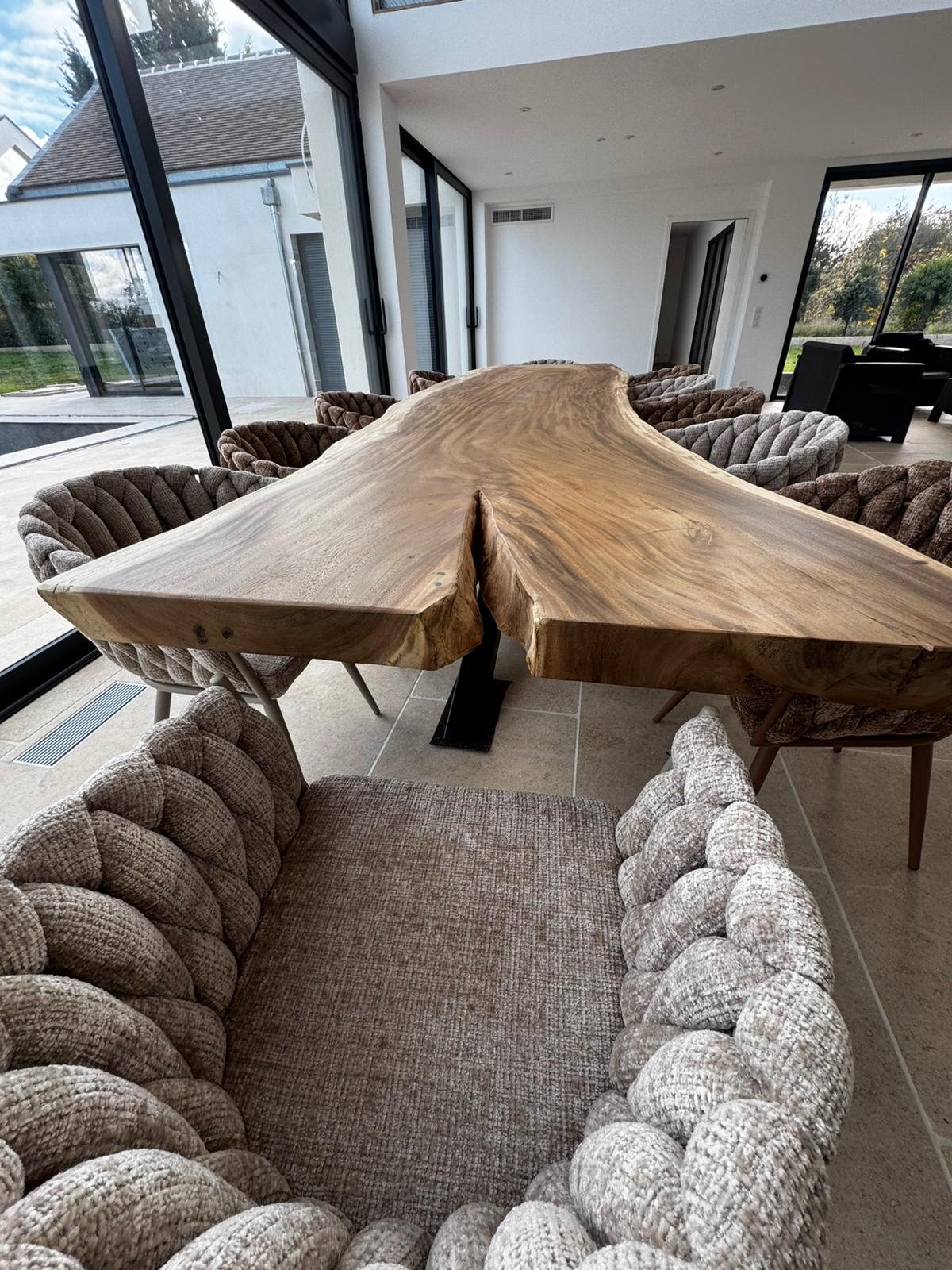 Chaise "ONDA" en Tissu - Plusieurs coloris