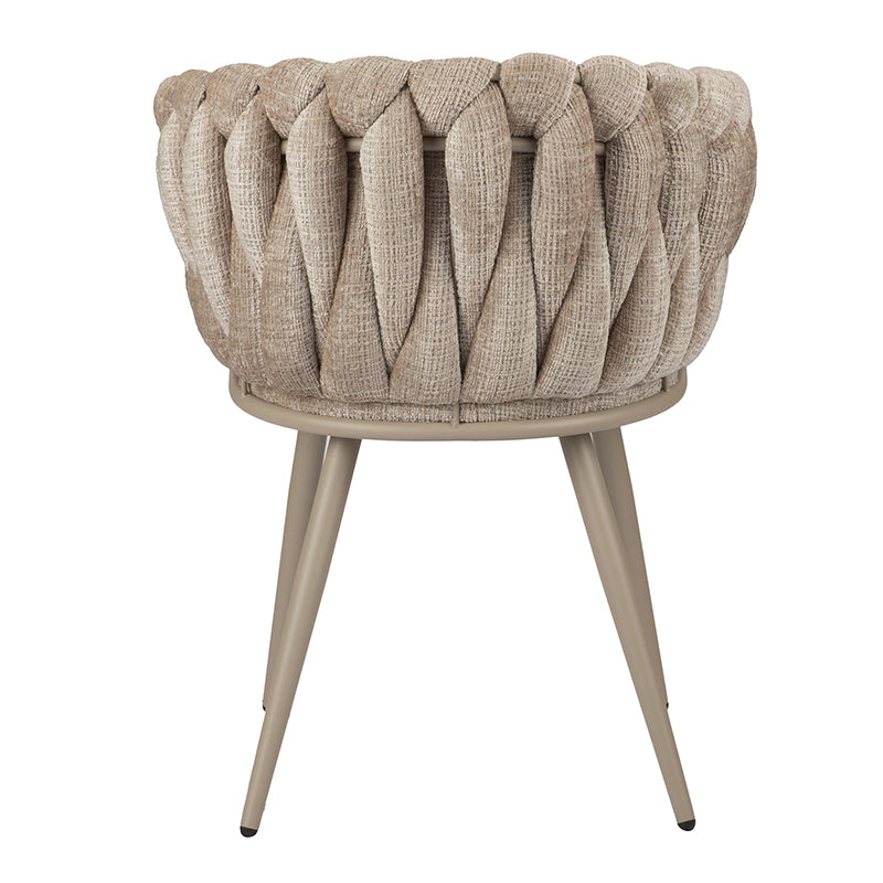 Chaise "ONDA" en Tissu - Plusieurs coloris