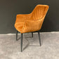 Chaise à accoudoirs en Alcantara - ODOLO