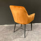 Chaise à accoudoirs en Alcantara - ODOLO