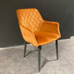 Chaise à accoudoirs en Alcantara - ODOLO