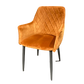 Chaise à accoudoirs en Alcantara - ODOLO