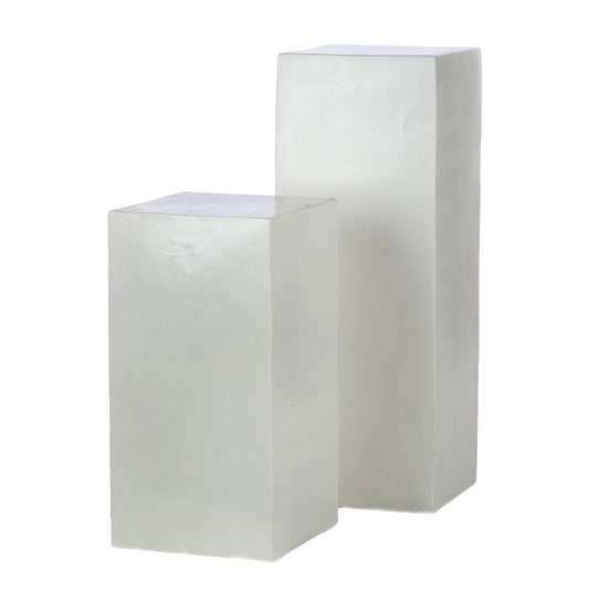 Colonne stèle pilier - BLANC - meuble-ebeniste.com devient meuble-ebeniste.fr