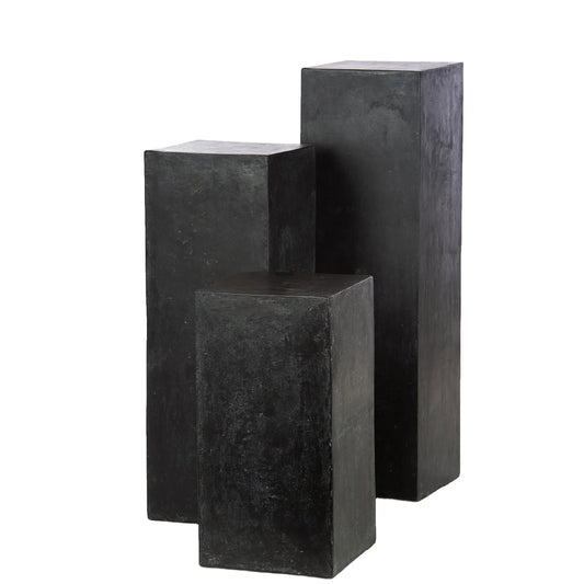 Colonne stèle pilier - NOIR - meuble-ebeniste.com devient meuble-ebeniste.fr