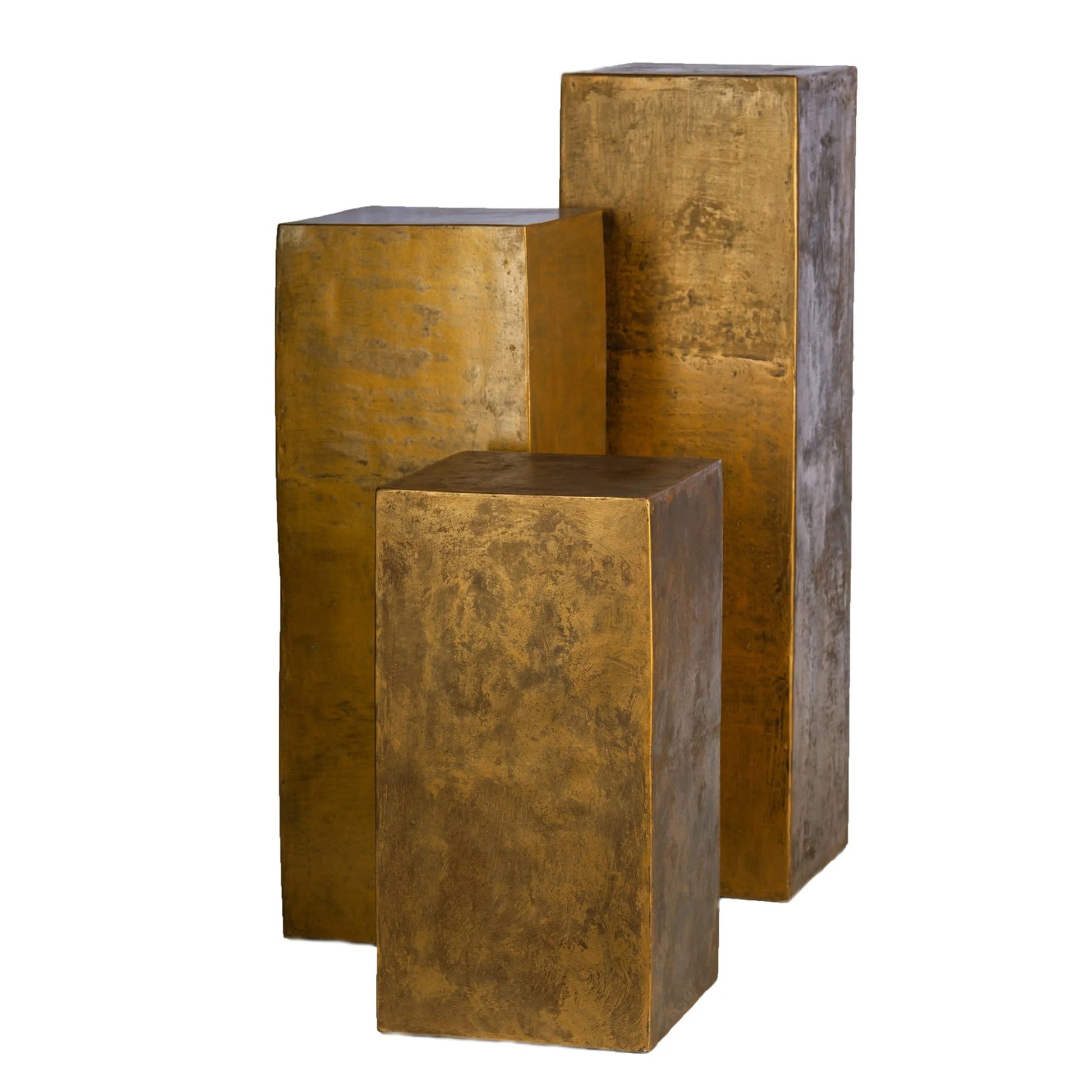 Colonne Décorative OR - Finition Dorée | Meuble Ébéniste
