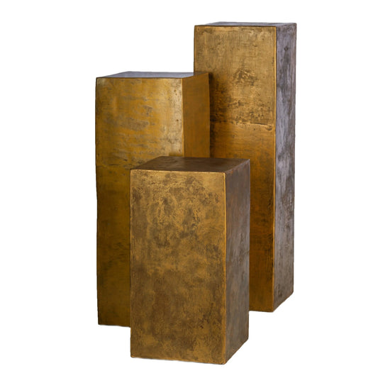 Colonne Décorative OR - Finition Dorée | Meuble Ébéniste