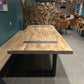 Table bois massif pieds U apparents - 240 X 100 CM - meuble-ebeniste.com devient meuble-ebeniste.fr