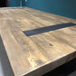 Table bois massif pieds U apparents - 240 X 100 CM - meuble-ebeniste.com devient meuble-ebeniste.fr
