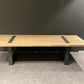 Table bois massif pieds U apparents - 240 X 100 CM - meuble-ebeniste.com devient meuble-ebeniste.fr