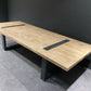 Table bois massif pieds U apparents - 240 X 100 CM - meuble-ebeniste.com devient meuble-ebeniste.fr