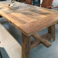 Table de ferme vieux chêne massif centenaire - DIMENSIONS SUR MESURES
