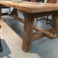Table de ferme vieux chêne massif centenaire - DIMENSIONS SUR MESURES