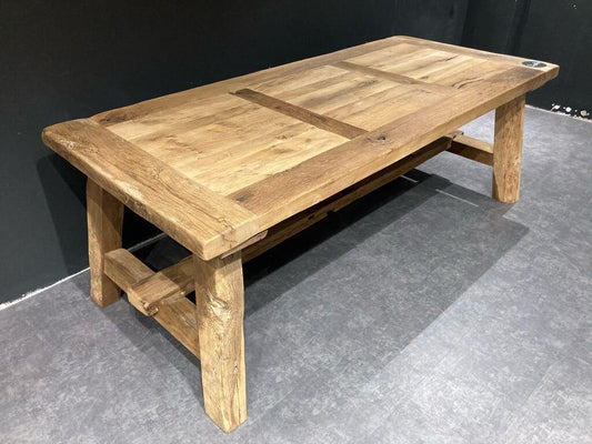 Table de Ferme en Vieux Chêne Massif sur Mesure | Meuble Ébéniste