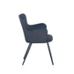 Chaise à accoudoirs tissu - AQUILA