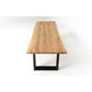 Table en Chêne Massif sur Mesure Pieds U "PONZA" | Meuble Ébéniste