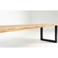 Table en Chêne Massif sur Mesure Pieds U "PONZA" | Meuble Ébéniste