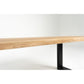Table en Chêne Massif sur Mesure Pieds U "PONZA" | Meuble Ébéniste